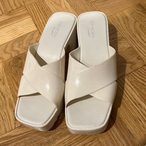 TOP Moda Shoes - Beige Barbie jelly sandals. Top Mods Comfort brand. Women’s size 10!